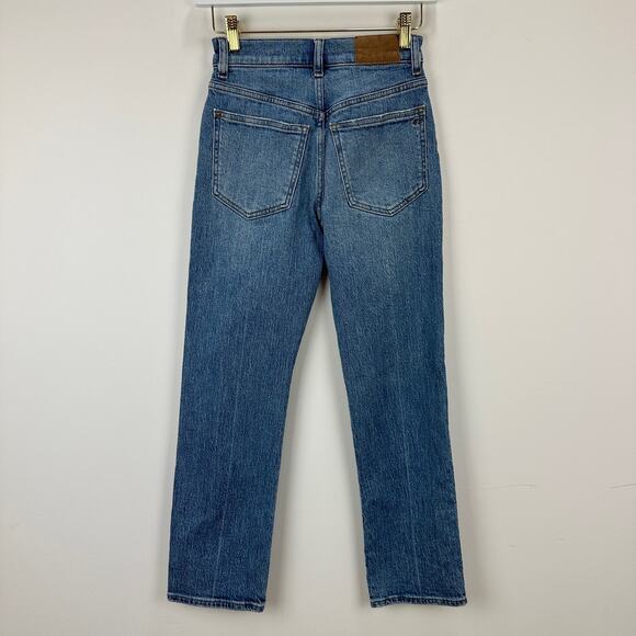 NEW Madewell The Petite 90s Straight Jean Rondell Wash Crease Relaxed US 23 P - Picture 9 of 16